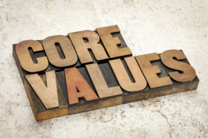 core values in wood type